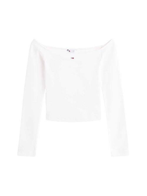 T-shirt bianca in cotone Tommy Jeans | DW0DW20919YBL